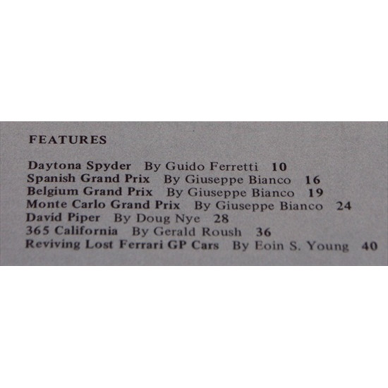 Cavallino Magazine  No  6  July / August  1979