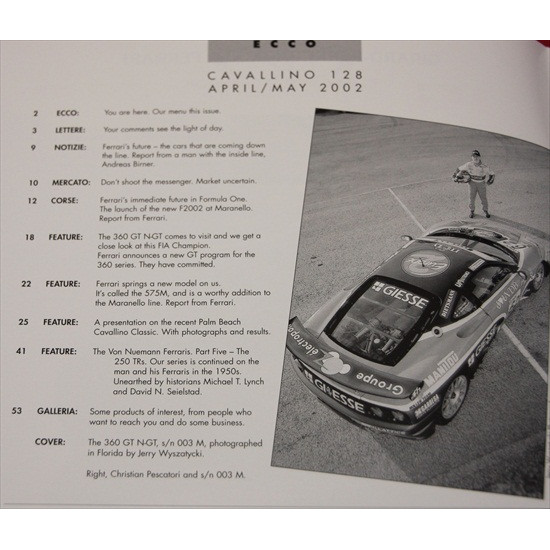 Cavallino Magazine No 128  April / May   2002