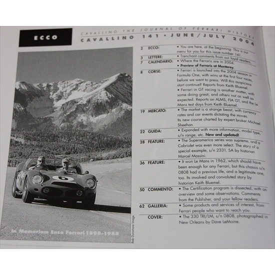 Cavallino Magazine No 141  June / July  2004