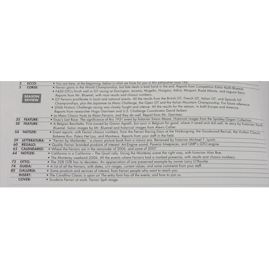 Cavallino Magazine No 156 December / January 2006 / 2007