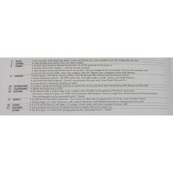 Cavallino Magazine No 157  February /  March 2007