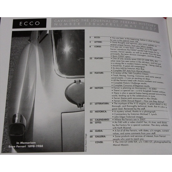 Cavallino Magazine No 158 April / May 2007