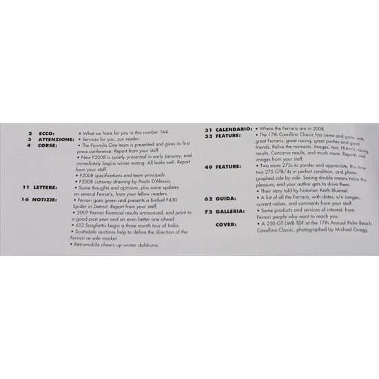 Cavallino Magazine No 164 April / May  2008