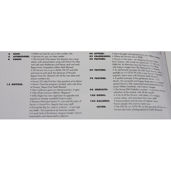 Cavallino Magazine No 166  August / September  2008