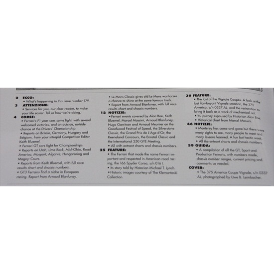 Cavallino Magazine No 179 October / November 2010 Cavallino Magazine No 179 October / November 2010