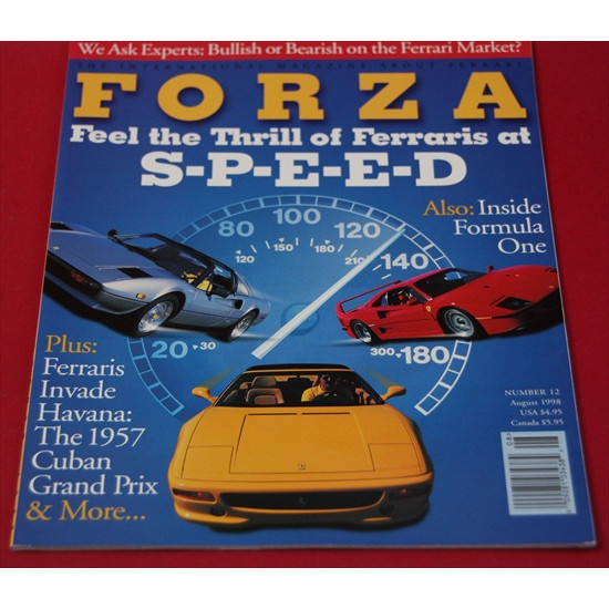 Forza Magazine Number 12 August 1998 Forza Magazine Number 12 August 1998
