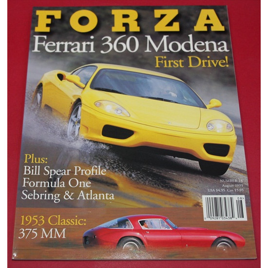 Forza Magazine Number  18  August 1999