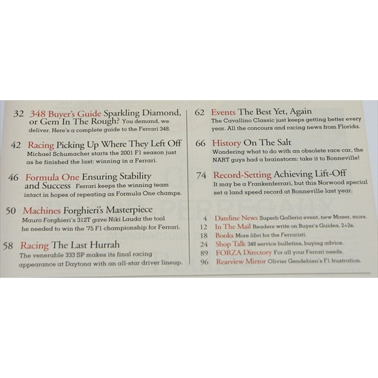 Forza Magazine Number  30 June  2001