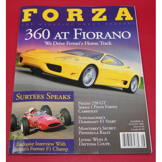 Forza Magazine Number  31 August  2001