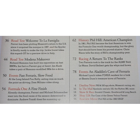 Forza Magazine Number  35  February   2002