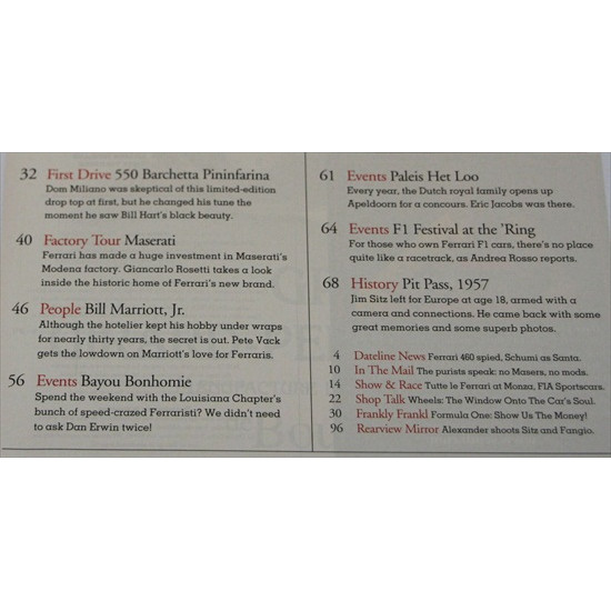 Forza Magazine Number  36 April   2002