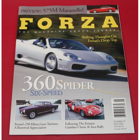 Forza Magazine Number  37 May 2002