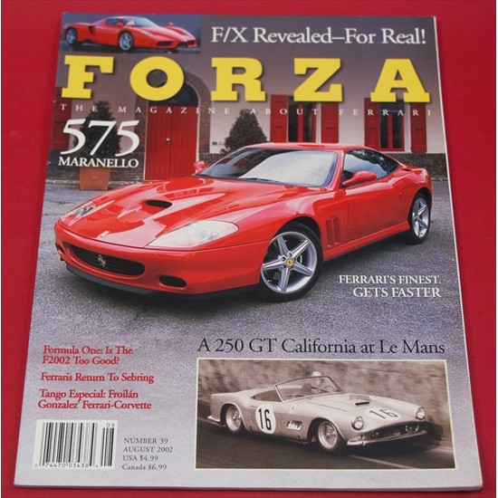 Forza Magazine Number  39  August  2002