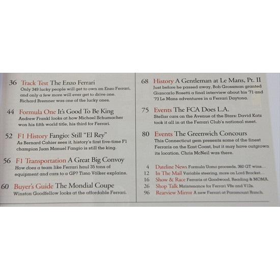 Forza Magazine Number  41 November 2002