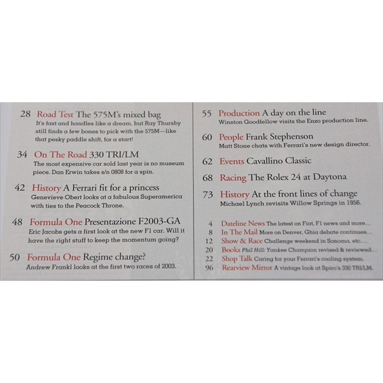 Forza Magazine Number  46 June  2003