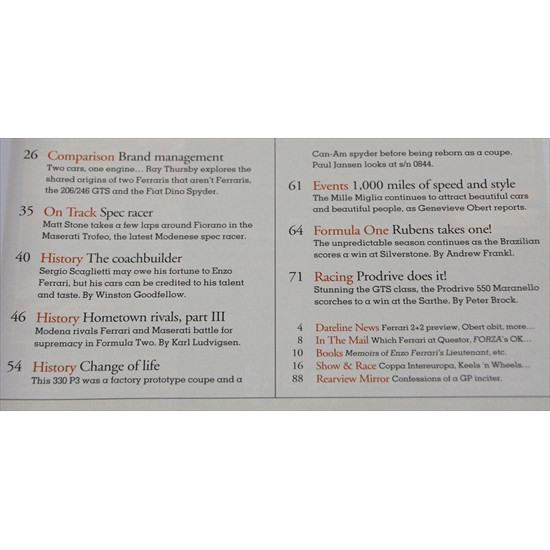 Forza Magazine Number  49  November  2003