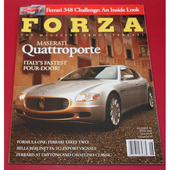 Forza Magazine Number 54 June 2004 Forza Magazine Number 54 June 2004