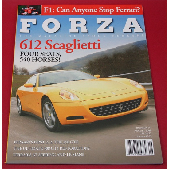 Forza Magazine Number 55 August 2004 Forza Magazine Number 55 August 2004