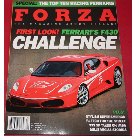 Forza Magazine Number 66 December 2005 Forza Magazine Number 66 December 2005