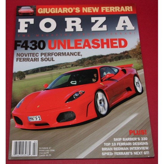 Forza Magazine Number 67 February 2006 Forza Magazine Number 67 February 2006