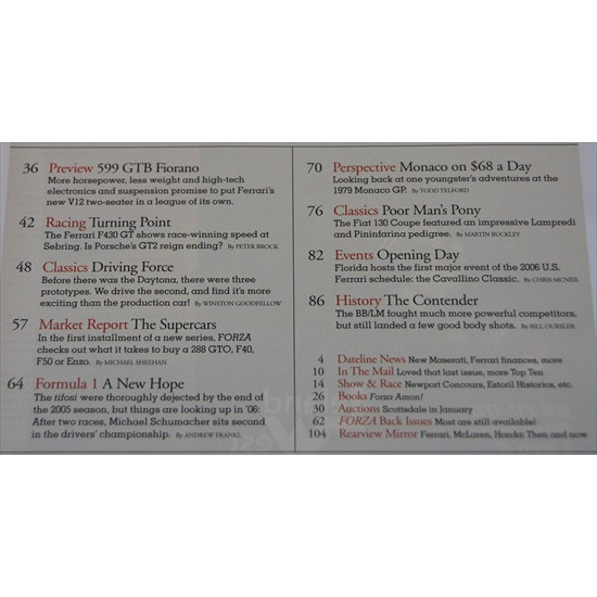 Forza Magazine Number  70 June 2006