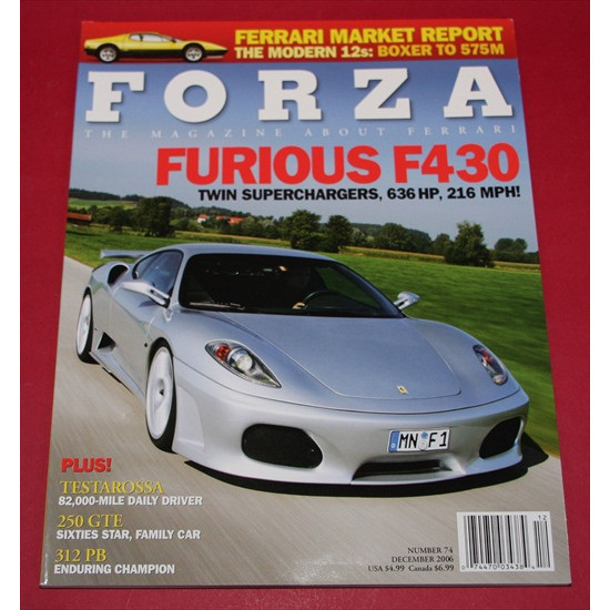 Forza Magazine Number  74 December 2006