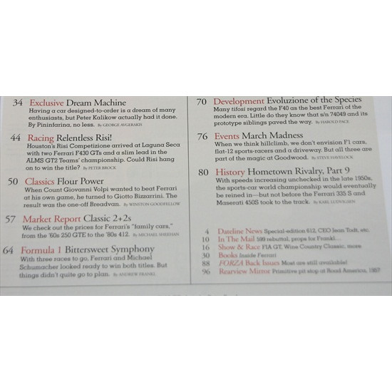 Forza Magazine Number 75 February 2007 Forza Magazine Number 75 February 2007