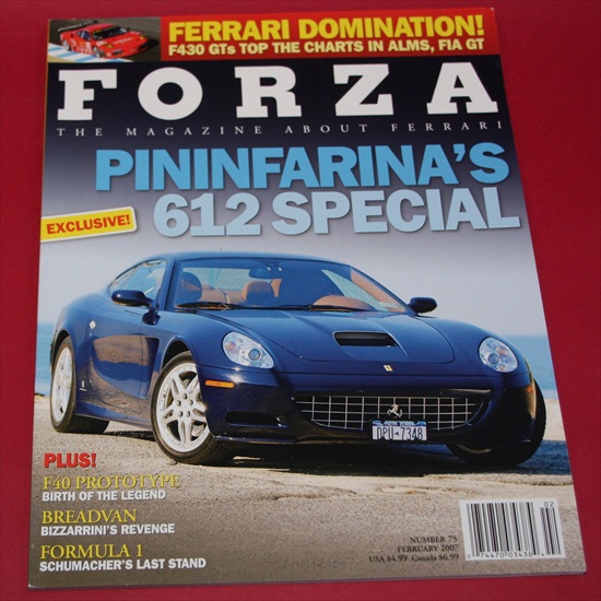 Forza Magazine Number 75 February 2007 Forza Magazine Number 75 February 2007