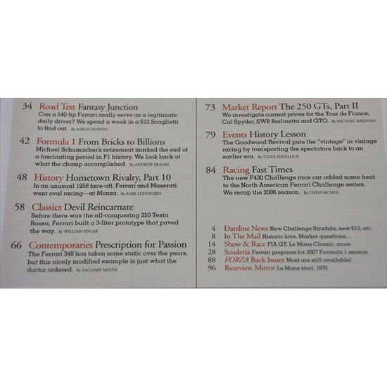 Forza Magazine Number  77 May 2007