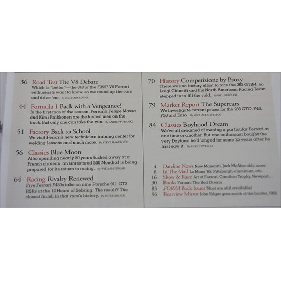 Forza Magazine Number  78 June 2007