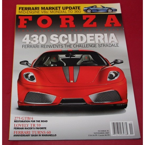 Forza Magazine Number 81 November 2007 Forza Magazine Number 81 November 2007