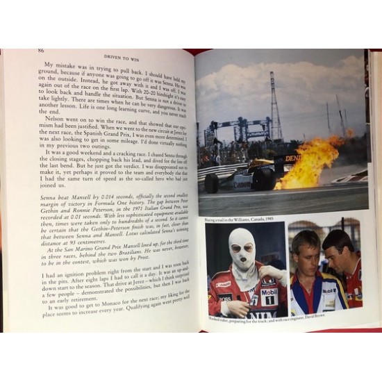 Driven to Win An Autobiography - signed by Nigel Mansell 