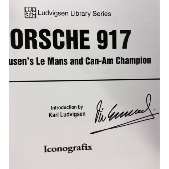 Porsche  917 Zuffenhausen's Le Mans and Can-Am Champion - signed by Vic Elford