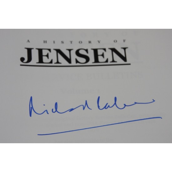 A History of Jensen: Service Bulletins: Volume 1.Signed by Richard Calver