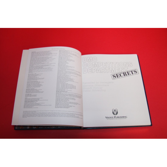 BMC Competitions Department Secrets (Leather Edition)