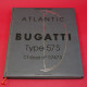 Atlantic Bugatti Type 57S Chassis No 57473 Atlantic Bugatti Type 57S Chassis No 57473