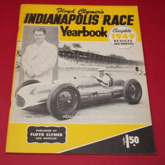 Floyd Clymer Indianapolis 500 Mile Race 1949 Yearbook