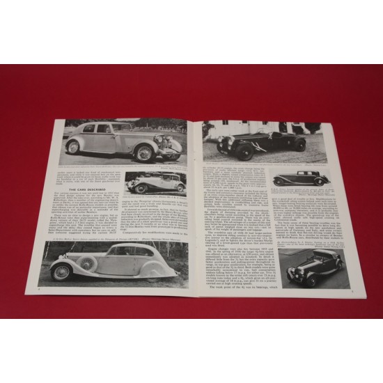 Profile Publications No 7 : The Bentley 3 1/2 &  4 1/4- Litre