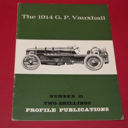 VAUXHALL plaquette historique 1903-1938 N°4570