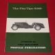 Profile Publications No 23 : The Fiat Tipo 508S Profile Publications No 23 : The Fiat Tipo 508S