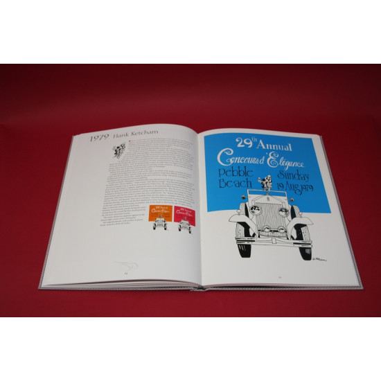 Pebble Beach Concours d'Elegance - The Art of the Poster Special Edition Japanese Cloth