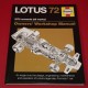 Lotus 72 1970 onwards (all marks) Owners' Workshop Manual