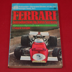 Ballantines illustrated History of the Car marque book No 5 Ferrari Ballantines illustrated History of the Car marque book No 5 Ferrari