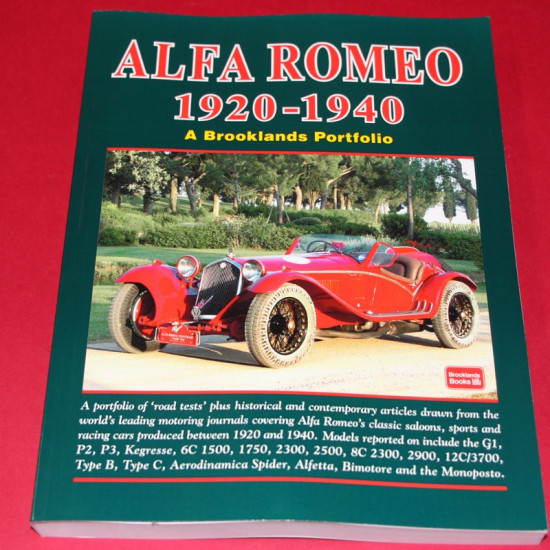 Alfa Romeo 1920-1940 A Brooklands Portfolio