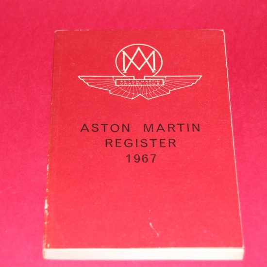Aston Martin Register 1967
