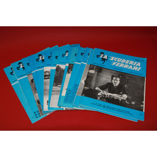 La Scuderia Ferrari Pubblicazione Illustrata Vol 1-15 La Scuderia Ferrari Pubblicazione Illustrata Vol 1-15