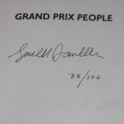 Grand Prix People Revelations from inside the Formula 1 circus. Signed by Gerald Donaldson