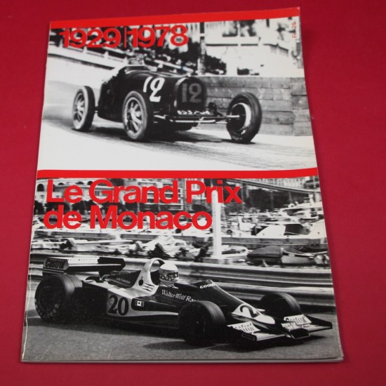 Le Grand Prix de Monaco  1929-1978