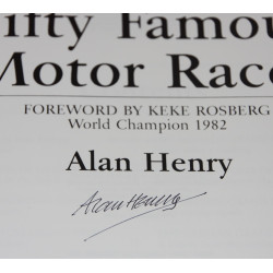 Fifty Famous Motor Races. Signed by Alan Henry