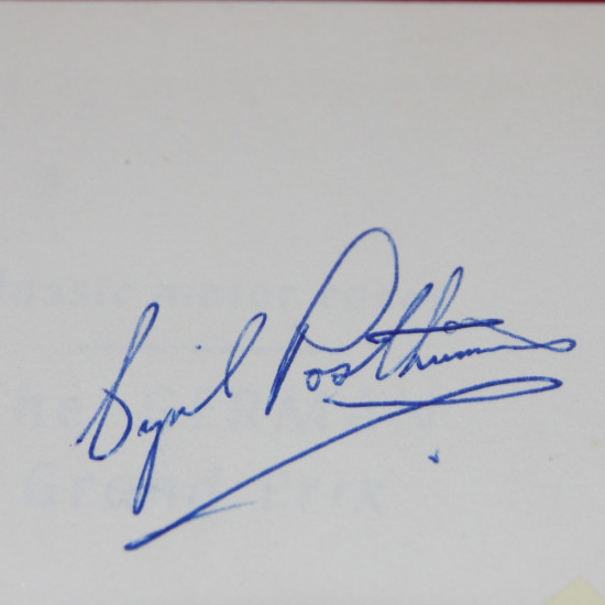 The German Grand Prix. Signed by Cyril Postumus